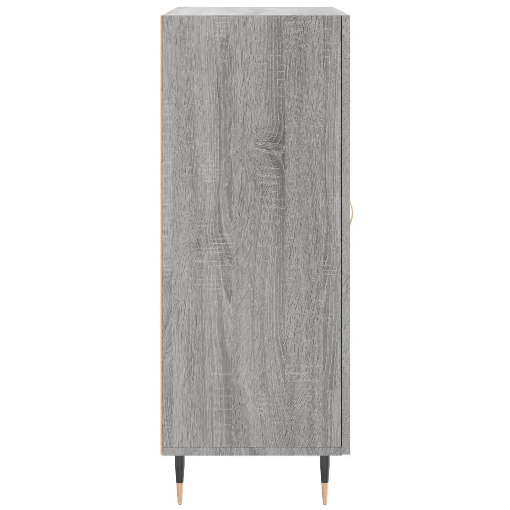 Credenza-Buffet-Armadio da cucina Grigio Sonoma 69,5x34x90 cm in Legno Multistrato 388571