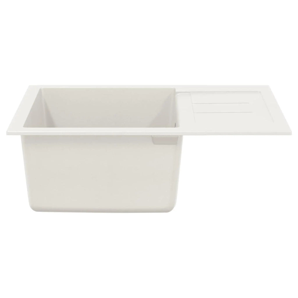 Lavello Bianco 620 x 500 mm 80% Quarzo e 20% Resina CFW7520849