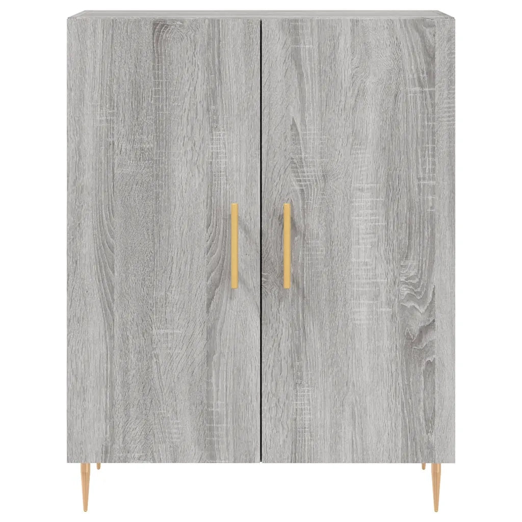 Credenza | Madia | Buffet da pranzo | Armadio da pranzo Grigio Sonoma 69,5x34x180 cm in Legno Multistrato