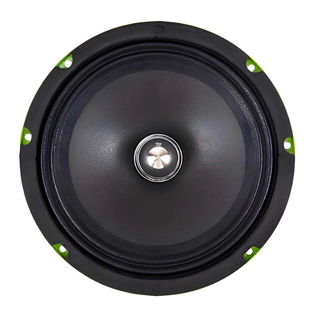 Altoparlante Automobile 350W 16cmx16cm Suono Potente e Chiaro Nero / Verde Avizar