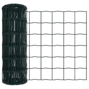 Recinzione da Giardino | Recinzione Euro Verde 0,6 x 25 m Ferro rivestito in PVC