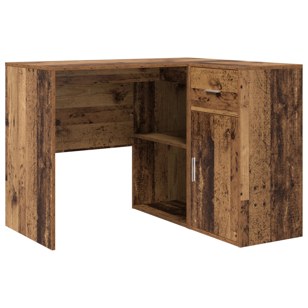 Scrivania d'angolo in legno vintage 102x88x75 cm Legno ingegnerizzato
