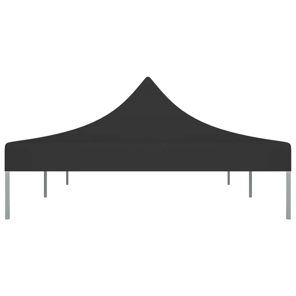 Tetto per Tendone per Feste 6x3 m Nero 270 g/m² 315334