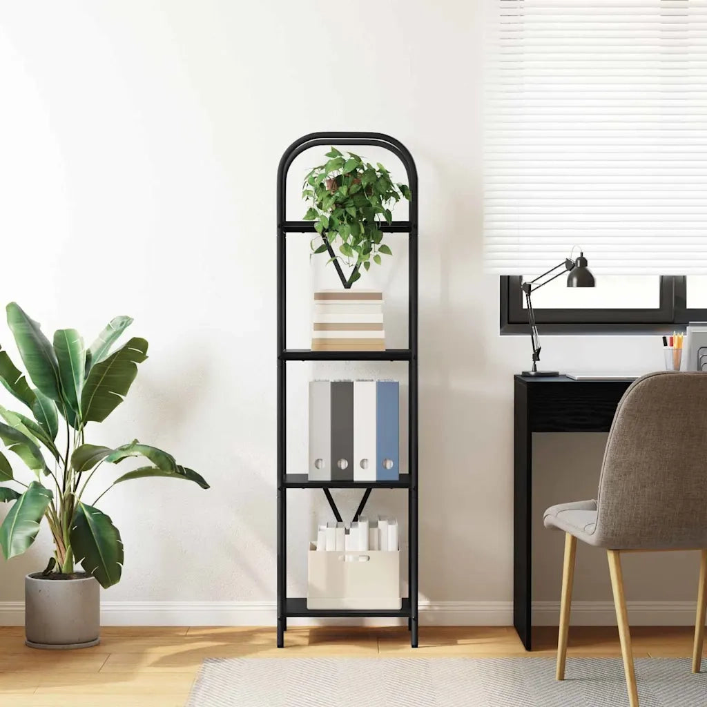Libreria Rovere Nero 40 x 30 x 146 cm Legno multistrato 879875