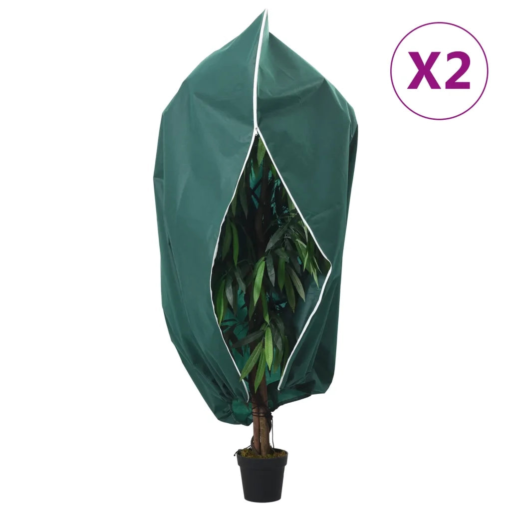 Coperture con Cerniera per Piante 2pz 70 g/mÂ² 1x1,55 mcod mxl 107679