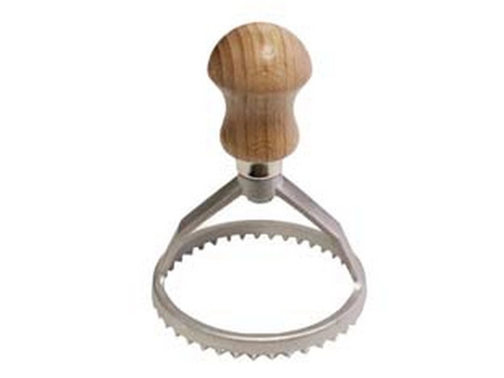 1pz stampo ravioli tondo in allumino cm.8 - ø cm.8x11h. cod:ferx.fer323055
