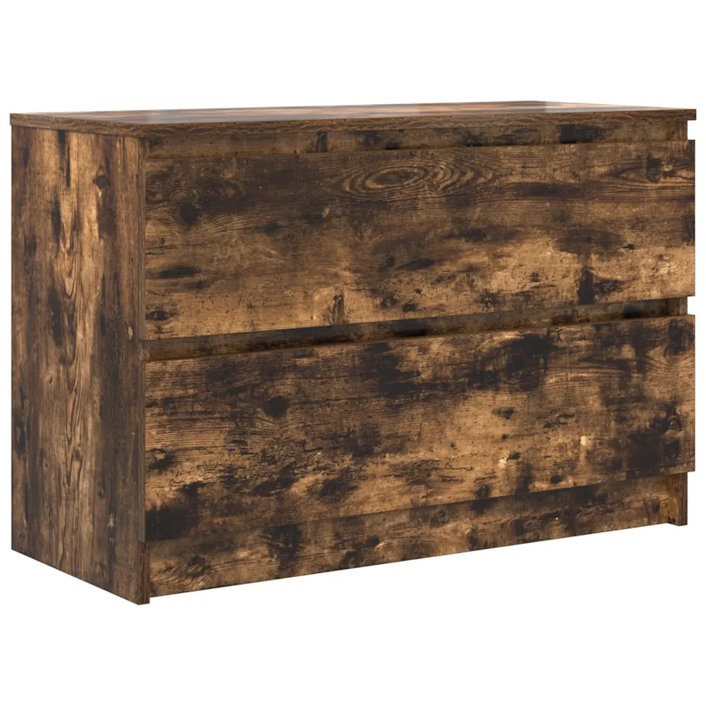 Mobile TV-Credenza per TV-Console TV Rovere Fumo 80x35x54 cm in Legno Multistrato