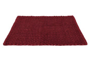 Tappeto Bagno Doccia Antiscivolo In Microfibra Super Assorbente Osaka - Parure 3 Pezzi - Bordeaux