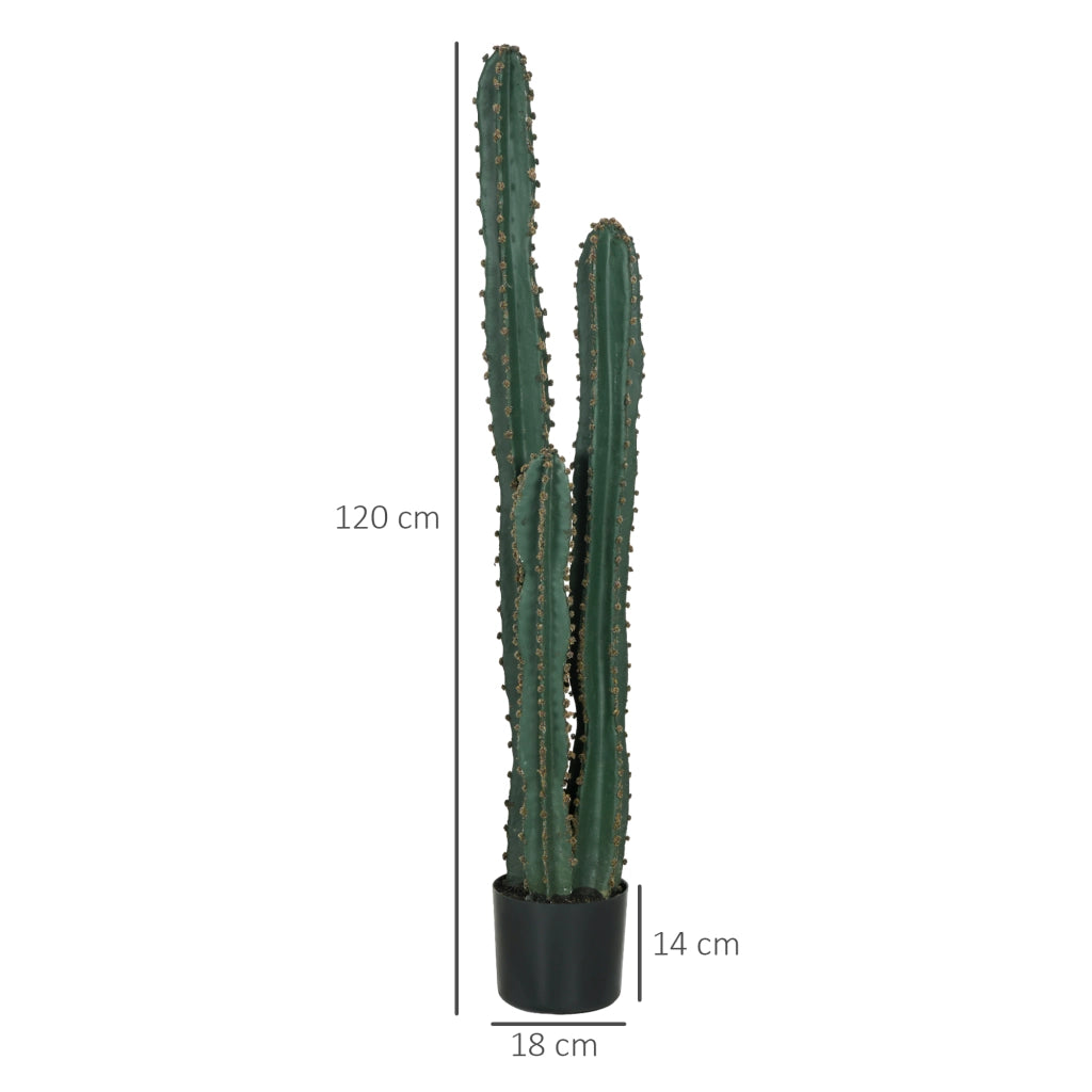 Pianta artificiale cactus grande realismo ¨C zephmum ¨C verde ?18x120 cm