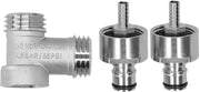 Adattatore per la Carbonazione - Accessorio Fondamentale - Formato Compattibile - Connettore per Fiaschi PET - Per la Produzione di Birra in Casa - Adattatore di Connettore