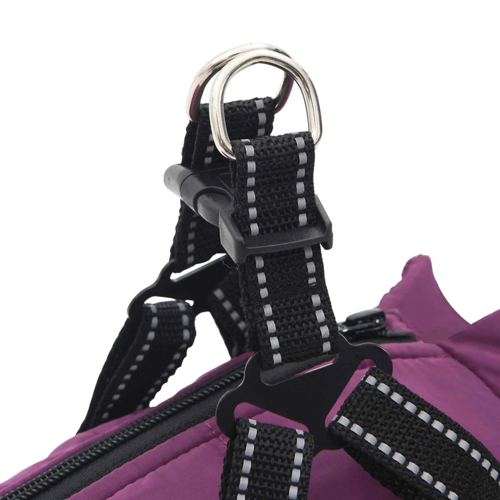 Cappotto per Cani Viola L32 Pile e Poliestere CFW4174774
