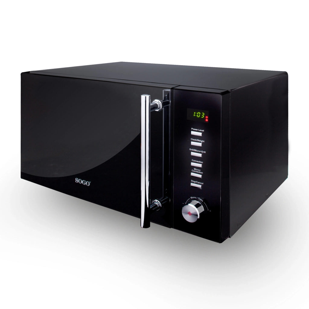 Forno microonde con grill e convezione 25L, 1950W con 8 programmi automatici e timer 95 min display LED - Sogo