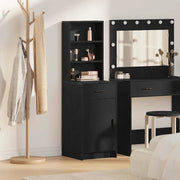 Credenza Rovere Nero 40 x 40,5 x 135 cm Legno multistrato 865074