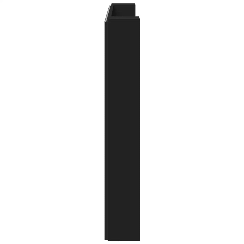 Testiera Nero 160 x 16,5 x 103,5 cm Legno multistrato 3418677