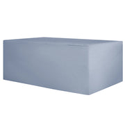 Copertura per mobili da giardino Tessuto rivestito in PVC grigio 250 x 165 x 65 cm