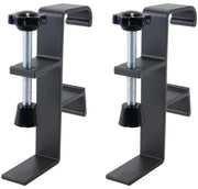 Hanger per tavolo o scrivania adattabile - doppio gancio - robusta attrezzatura in metallo per tavoli o scrivanie fino a 5,8 cm - costruzione duratura