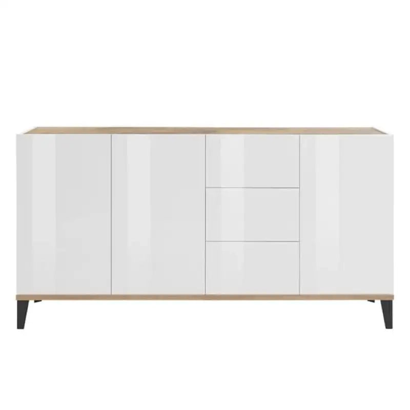 Credenza madia 160x40cm 3 ante 3 cassetti cucina ingresso Rebecca Wood