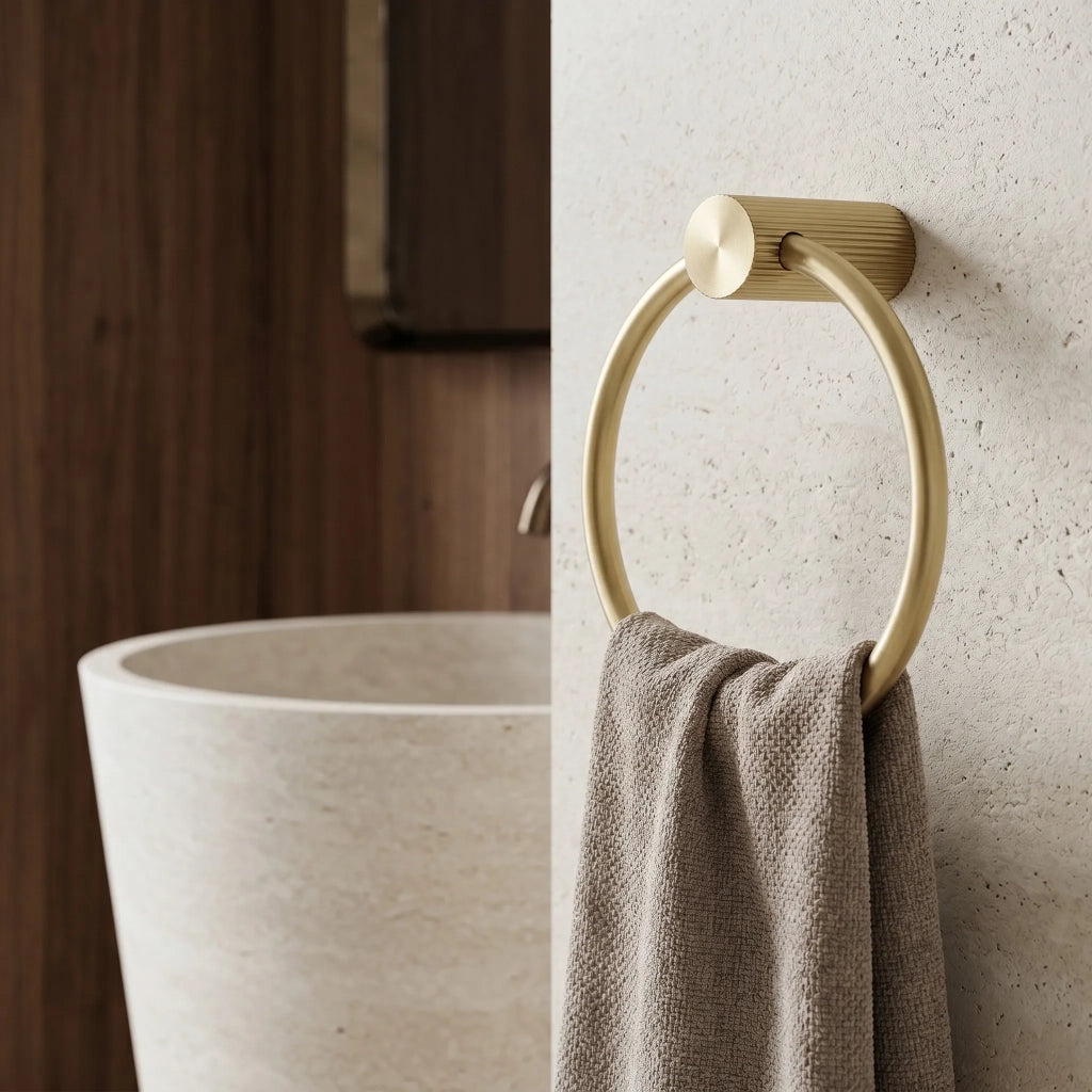 Appendino Da Bagno Ring 64106 Solo Brush Gold