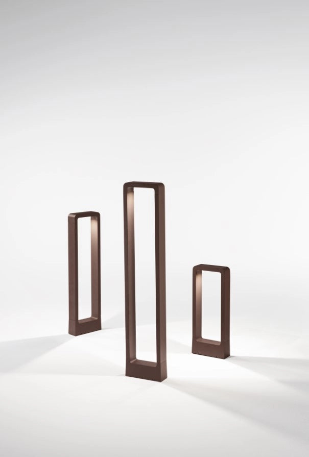 NATURE PALETTO DA ESTERNO 4000K 698LM 12W IP65 CORTEN H.80CM