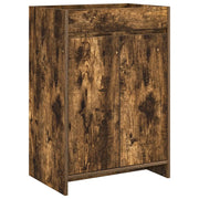 Mobiletto da Bagno Sotto Lavabo Rovere Fumo 56 x 37,5 x 81 cm