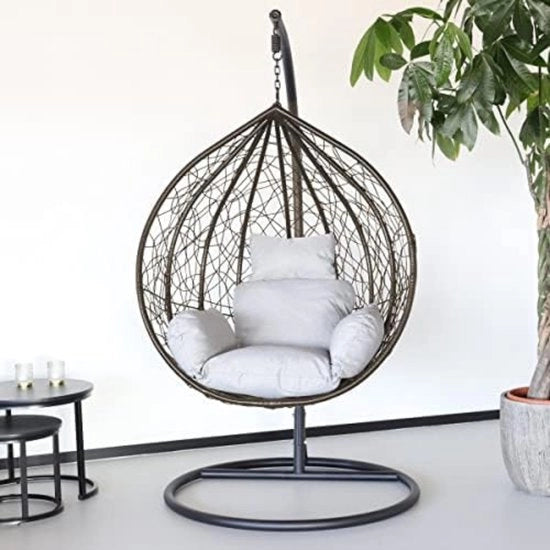 Sedia a Sospensione Standard - Sedia a Sospensione a Uovo - Sedia a Sospensione Cocoon - Sedia a Sospensione con Standard - Sedia a Sospensione a Forma di Uovo