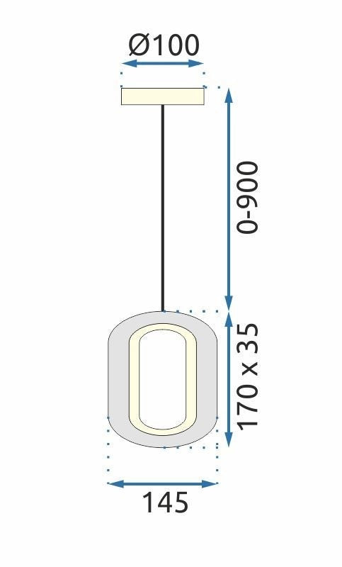 Lampadario A Sospensione In Cristallo Led G114-1cp Złota