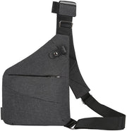 Borsa da Spalla - Impermeabile - Antifurto - Cinturino Regolabile - Leggera - Riflettori di Sicurezza - Ideale per Viaggi - Borsa da Spalla