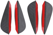 Kit di Spoiler Universale a Vela in Fibra di Carbonio - Set da 4 Pezzi