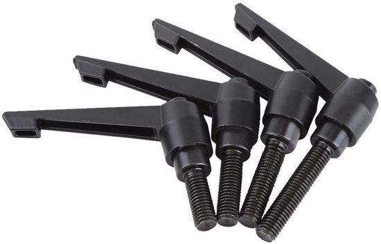 Manubrio Regolabile M10 - Manubrio Flessibile - Chiave a Cinque Denti - Materiale Duraturo - Resistente alla Ruggine - Progettazione Ergonomica - Lame di Elevazione