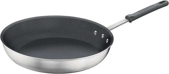 Piastra per biscotti con trattamento antiscivolo - Adatta a tutti i fornelli - 25 cm - Alluminio