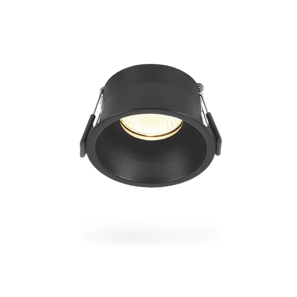 Faretto incasso orientabile tondo nero GU10 Videx Spotlight