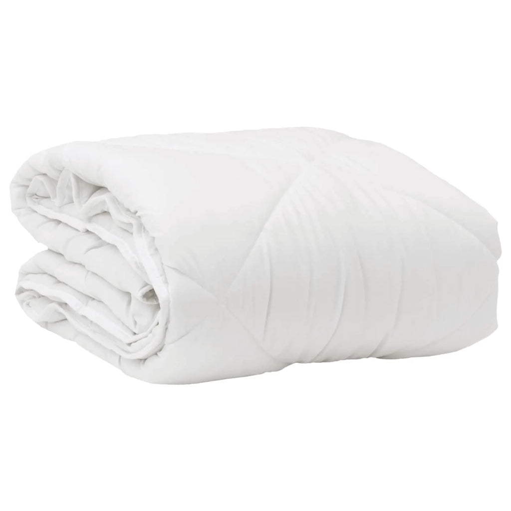 Piumone | Duvet per Tutte le Stagioni con cuscino 2 pz Bianco Microfibra