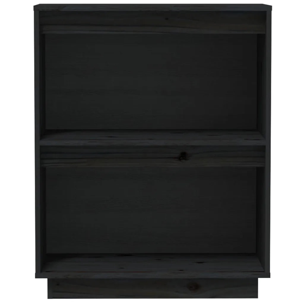 Mobile Consolle | Tavolo d'Ingresso Nero 60x34x75 cm in Legno Massello di Pino