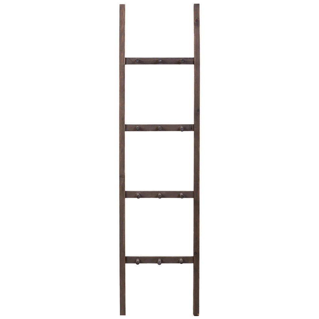 Scaffale a scala in legno 41,5x11,5x160h cm