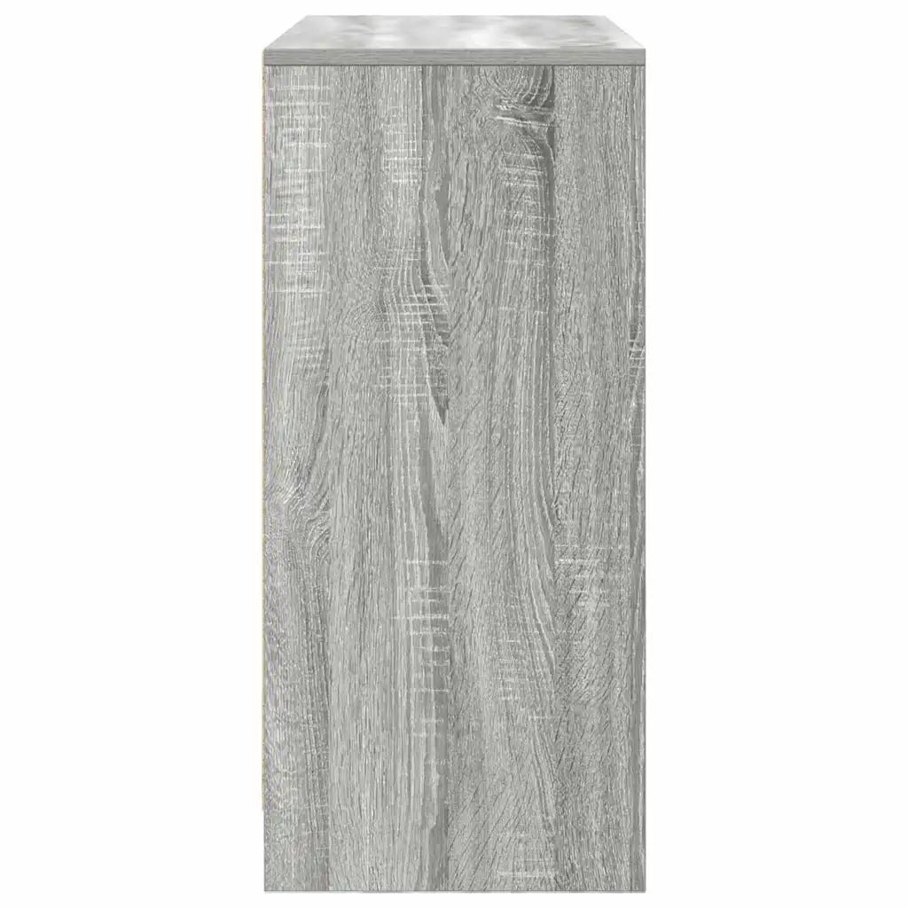 Credenza con Cassetto Grigio Sonoma 80x34x76 cm in Truciolato 861540