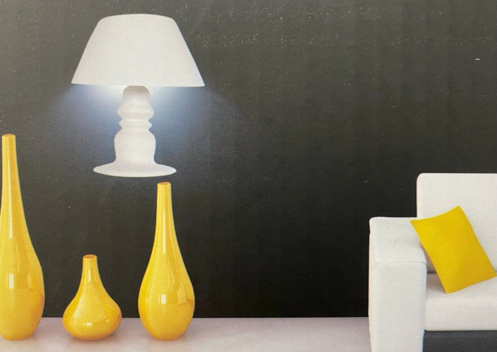 Applique in gesso dal design moderno forma Abatjour con attacco per lampadine E14