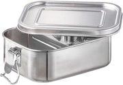 Tromba per pane in acciaio inossidabile 800 ml con separatore - Sicuro e duraturo per bambini