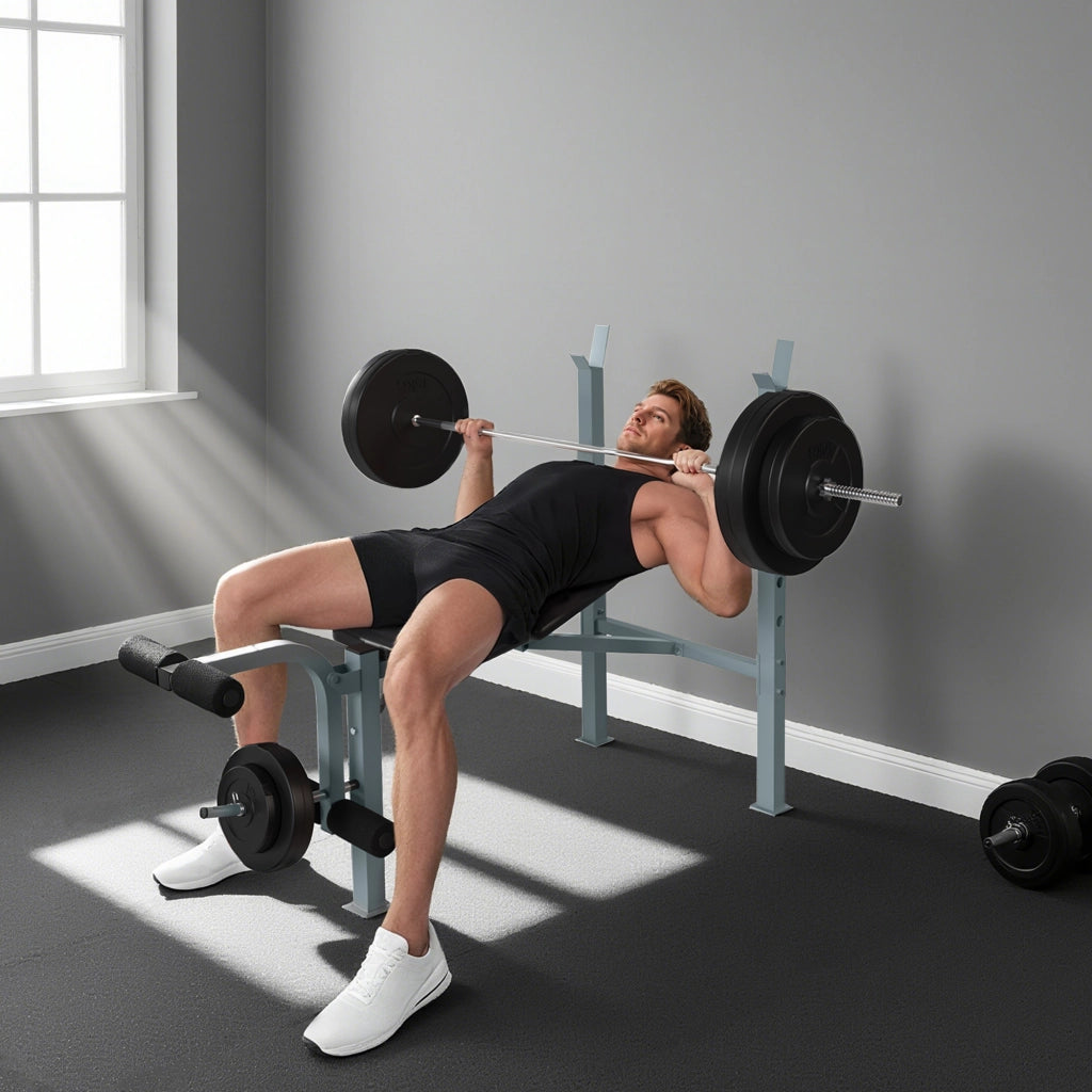Panca Regolabile per Allenamento Fitness ¨C Minimal ¨C Nero