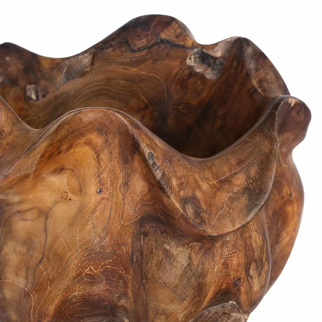 Portafrutta JEPARA Marrone Teak Ø 35 cm 42010345