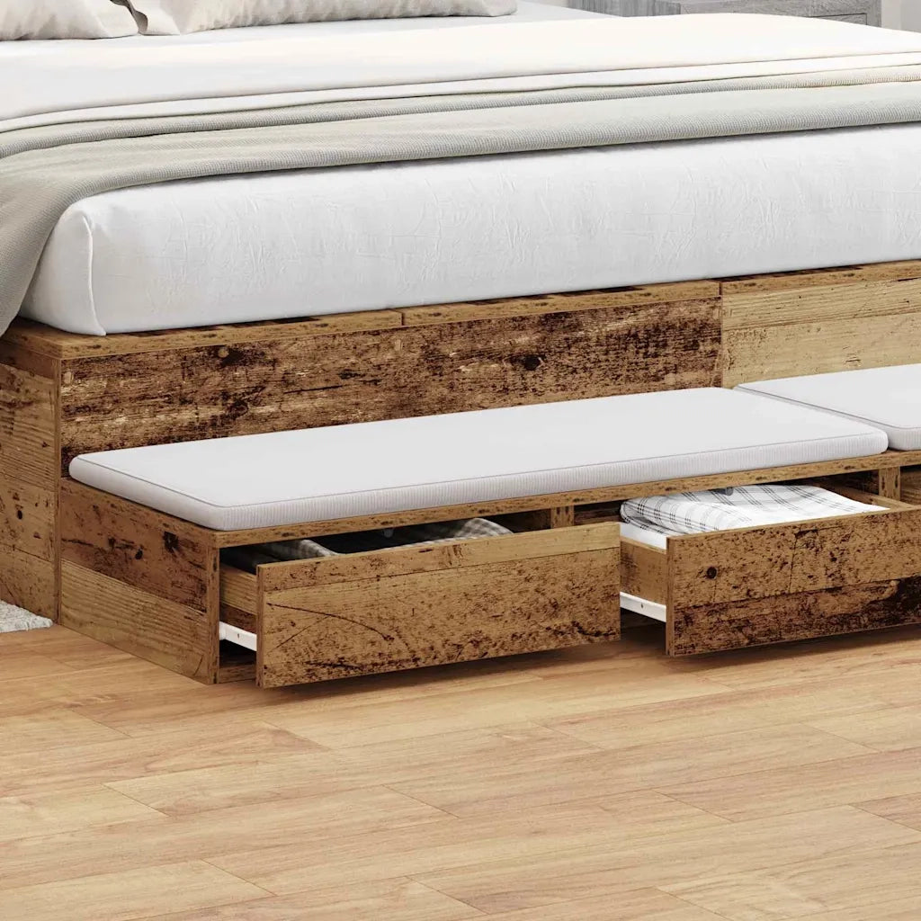 Cassetti per letto Legno vecchio 180 x 36,5 x 16,5 cm 866985