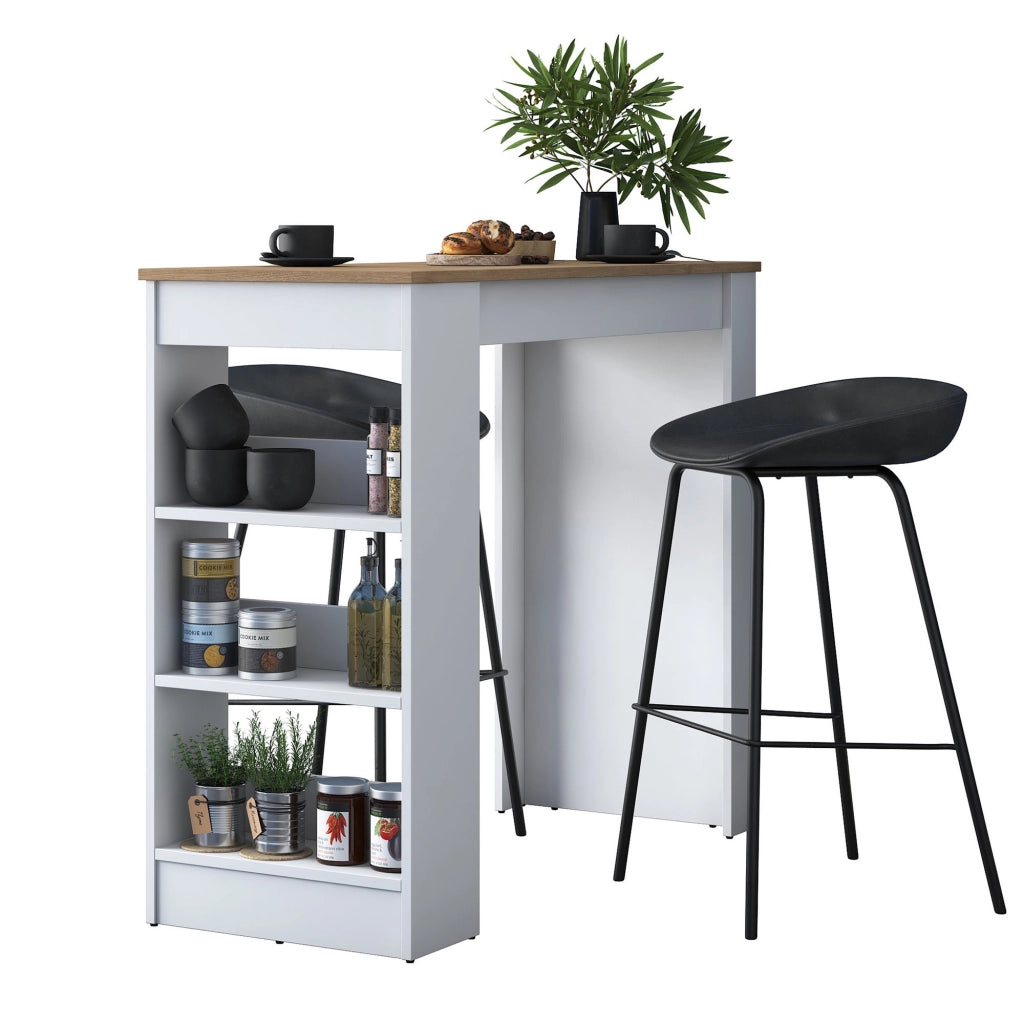 Tavolo da pranzo in legno "Juan" - 120 x 50 x 100 cm - Marrone