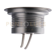 INCASSO CALPESTABILE LED IRIDE DC12 E 24V SILVER 18W RGB DIMMERABILE IP67 14,5X7,3CM