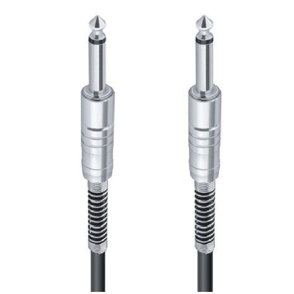 Trade Shop - Cavo Collegamento 2 Jack Da 6.5mm Mono 10mt Cavo Microfono Audio Stereo Jjack-04 -