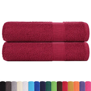 Asciugamani FROGN 2 pz Bordeaux 50x100 cm 360 g/m² 136734