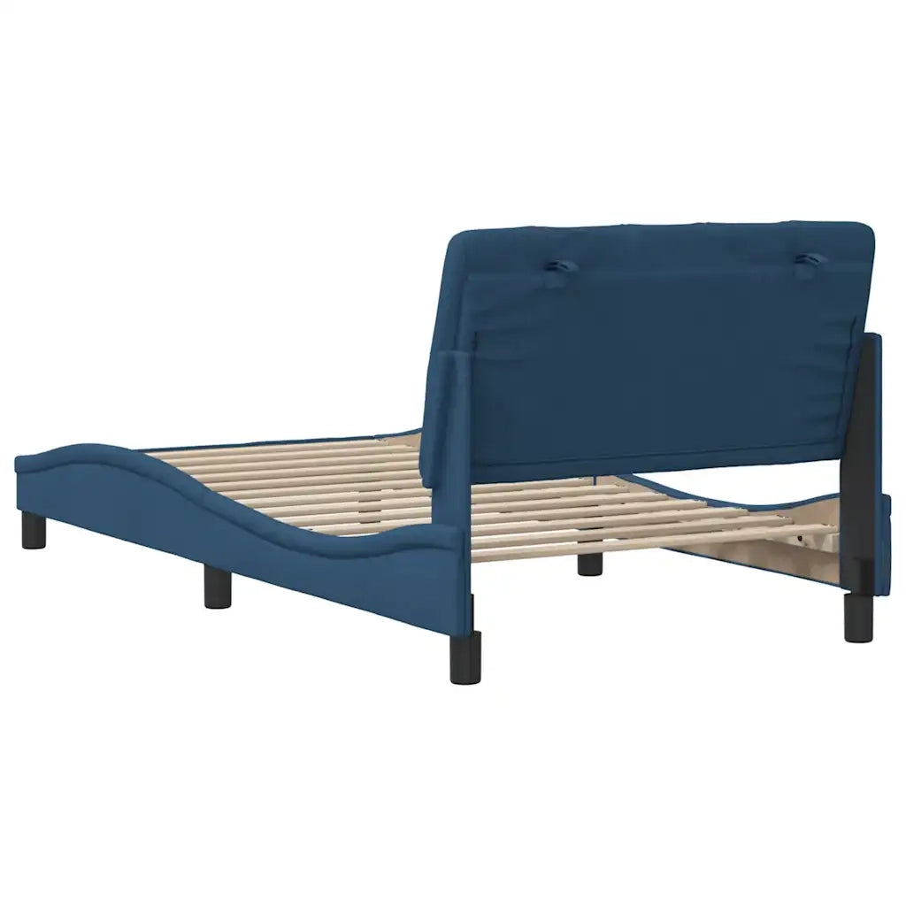 Giroletto senza Materasso Blu 100x200 cm in Tessuto 3310586