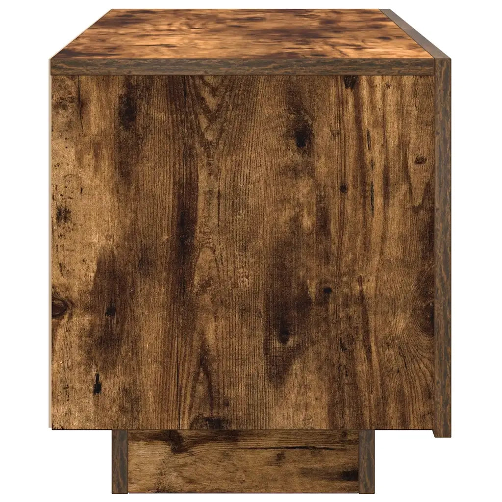 Mobile TV Rovere Fumo 100x35x40 cm in Legno Multistrato 815717