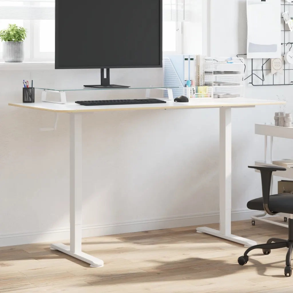 Telaio Scrivania in Piedi Bianco (94-135)x60x(70-114)cm Acciaio CFW4298686