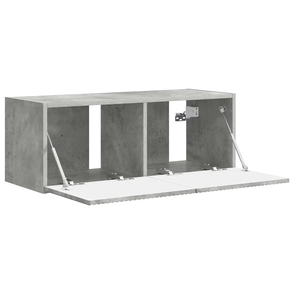 Mobile TV da parete Calcestruzzo 78,5 x 31 x 29,5 cm