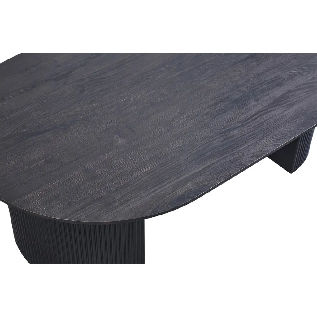 Tavolino VAGOS – Colore marrone scuro – Tavolino rettangolare 120x70 cm – MDF – Design contemporaneo
