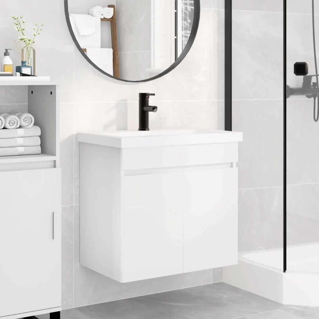 Mobile bagno con rubinetto Bianco 61 x 40 x 74,5 cm 889537